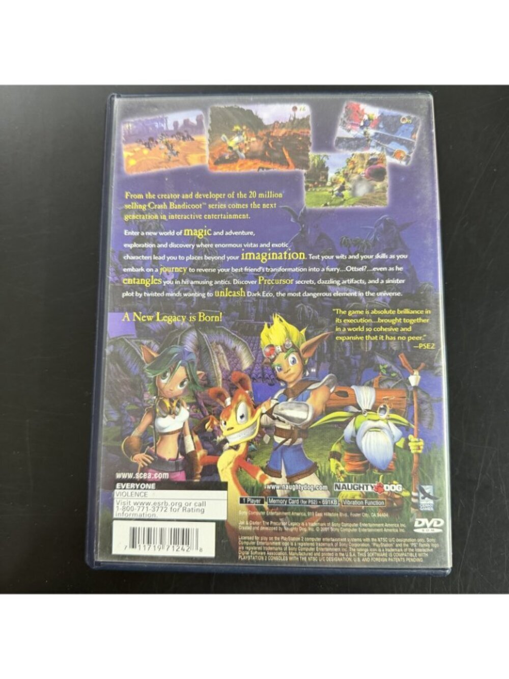 Jak and Daxter The Precursor Legacy PlayStation 2 PS2 Greatest Hits No Manual - Picture 2 of 4